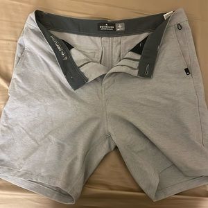 Quicksilver Amphibian Shorts (Silver and Beige)